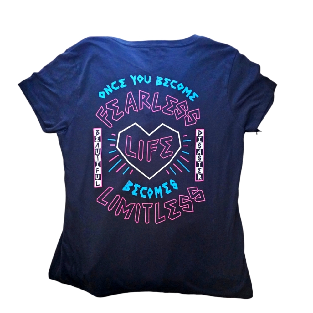Beautiful Disaster v-neck shirt
